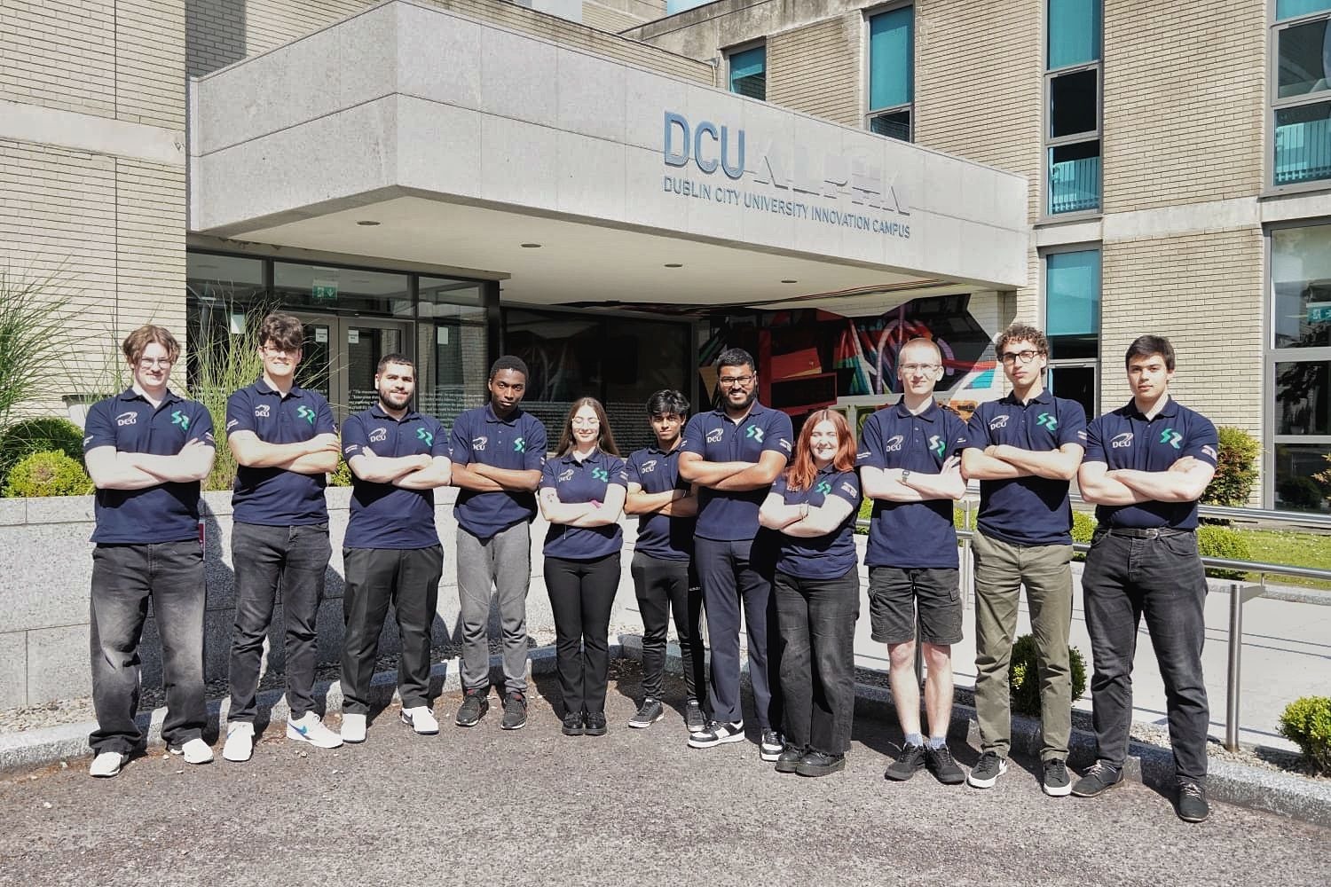 DCU Solar Racing team picture