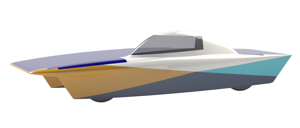 DCU Solar Racing Car Render