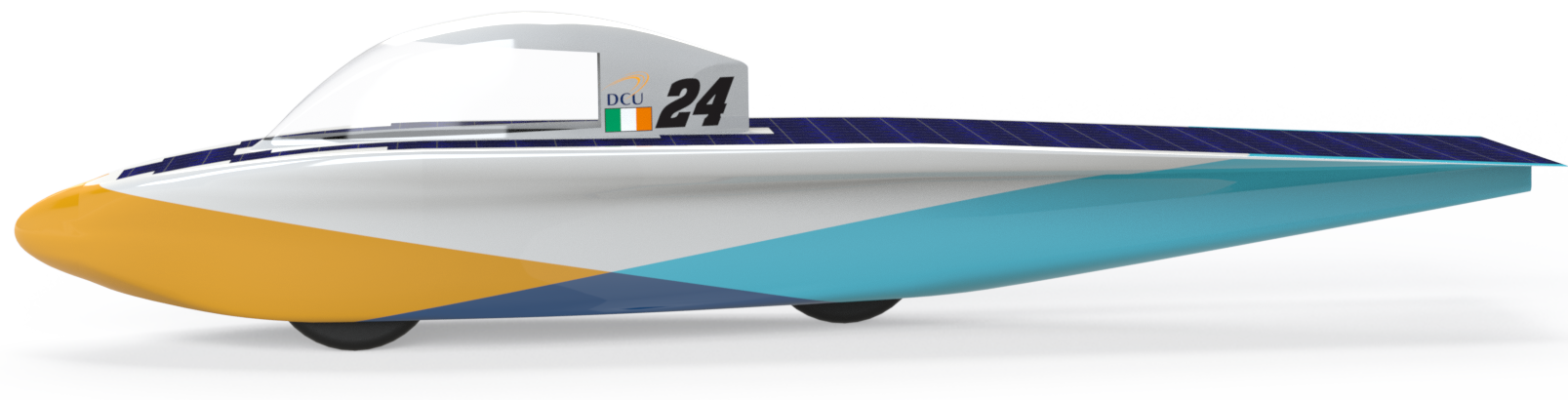 DCU Solar Racing Car Render